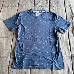 Eighty Eight Nautical Blue Men's Tee Size Large
